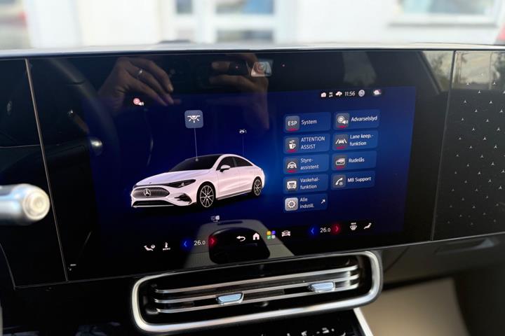 Hvid Mercedes CLA250+ fra 2026