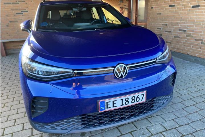Blå VW ID.4 fra 2023