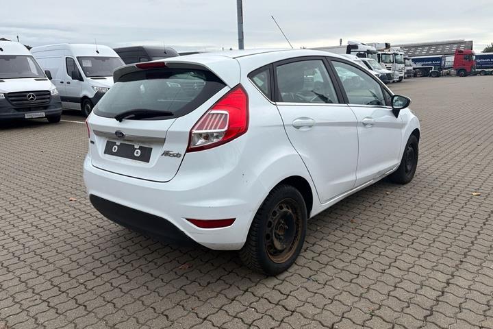 Hvid Ford Fiesta fra 2017