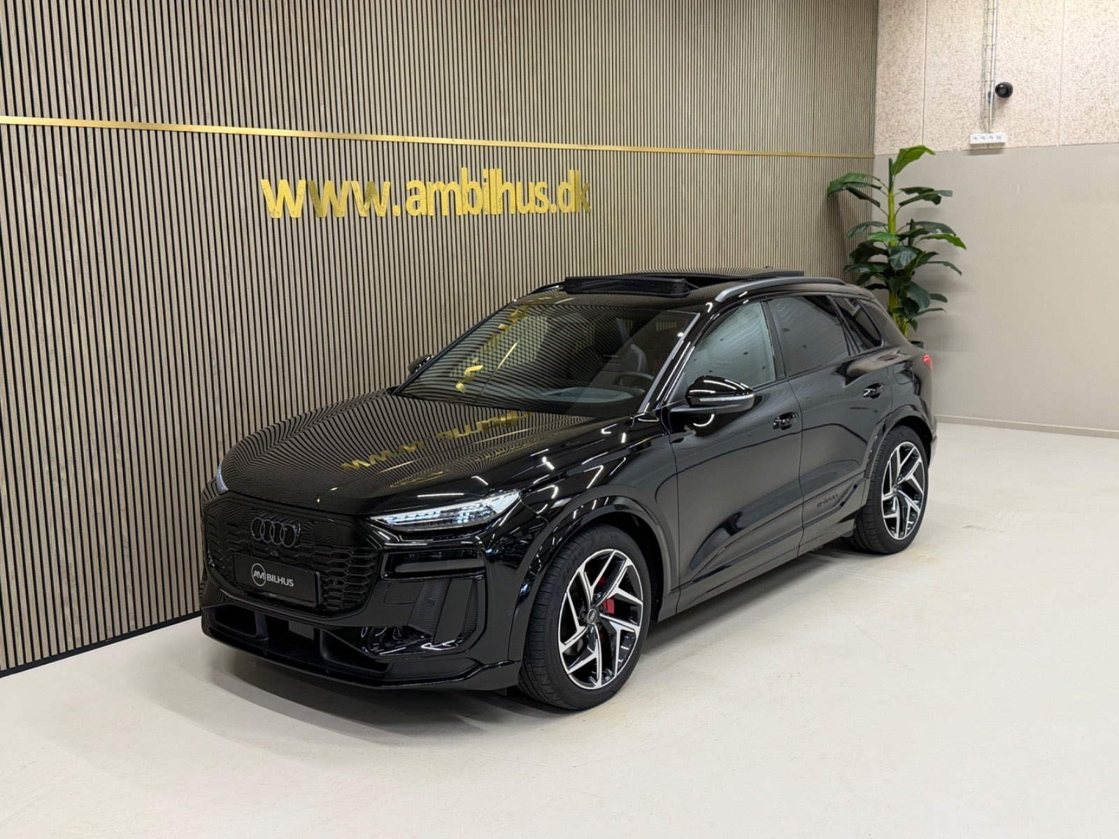 Sort Audi Q6 e-tron fra 2025