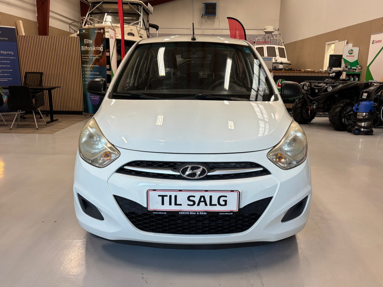 Hvid Hyundai i10 fra 2011