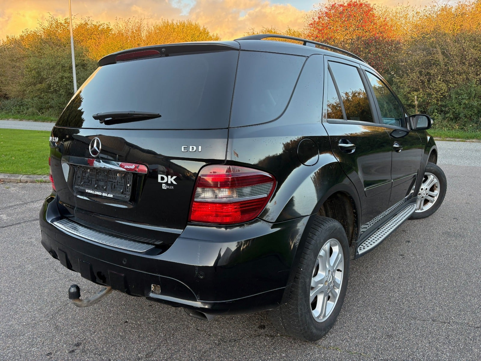 Sort Mercedes ML320 fra 2007