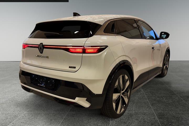 Hvid Renault Megane E-Tech fra 2025