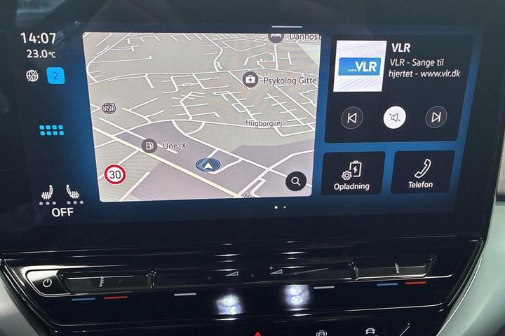 Blå VW ID.4 fra 2023