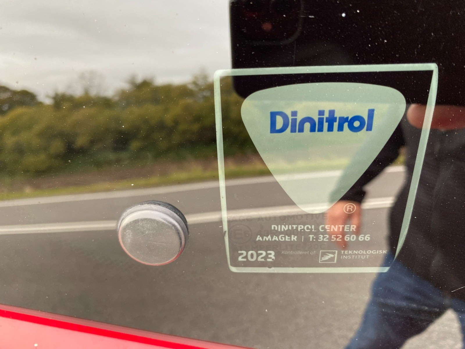 Rød Toyota Aygo fra 2019
