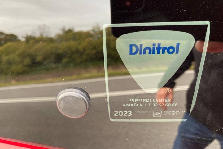 Rød Toyota Aygo fra 2019