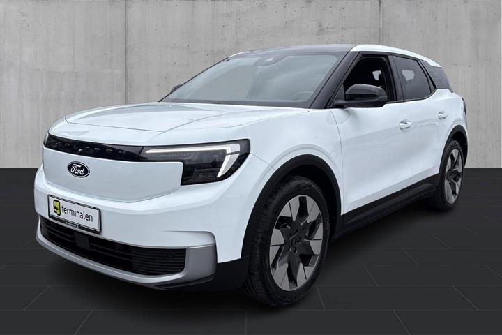 Hvid Ford Explorer fra 2025 set udefra