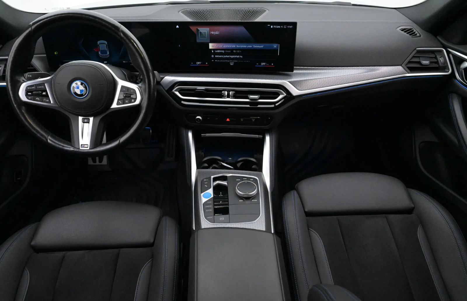 Grå BMW i4 fra 2023