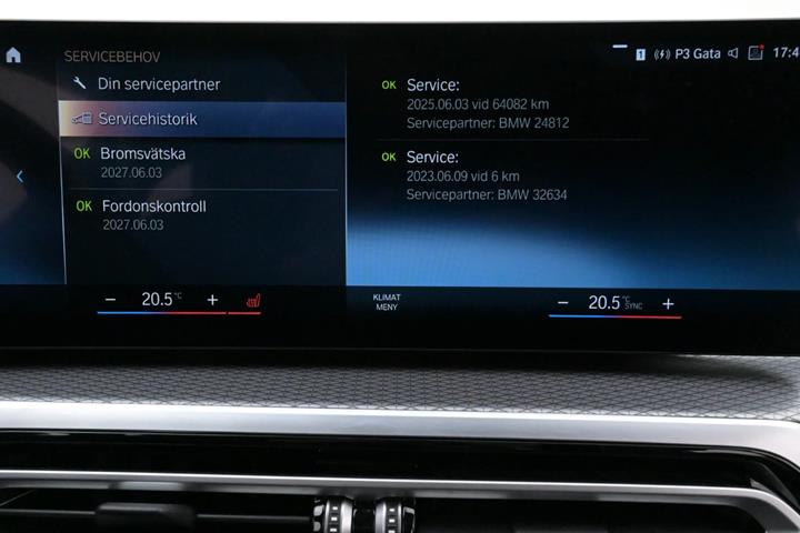 Grå BMW i4 fra 2023