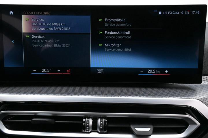 Grå BMW i4 fra 2023