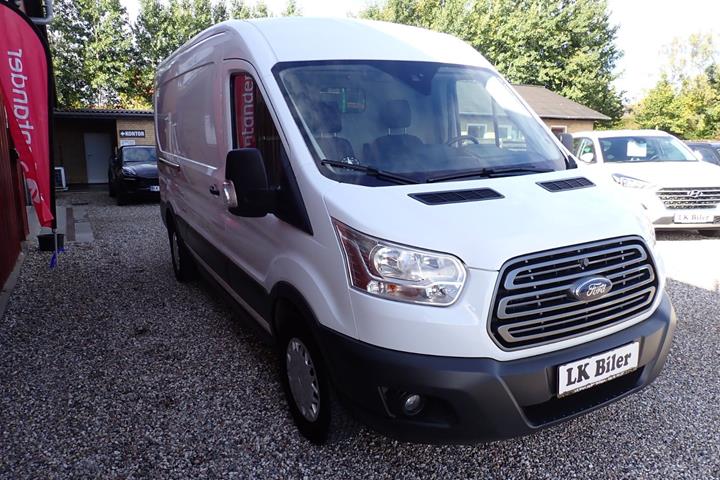 Hvid Ford Transit 310 L2 Van fra 2015 set udefra