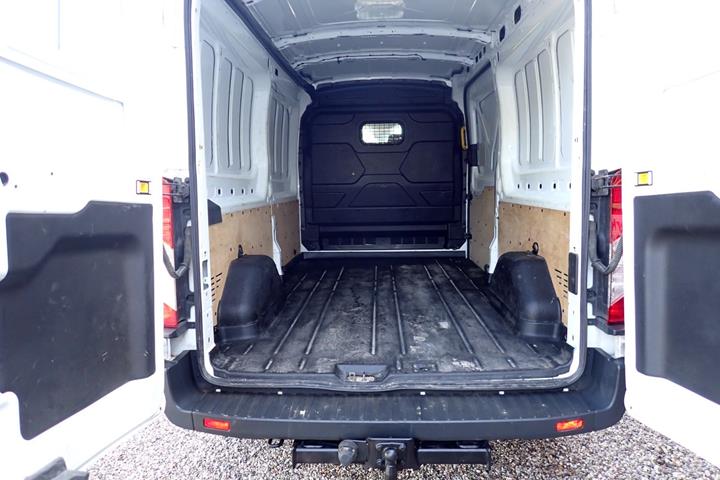 Hvid Ford Transit 310 L2 Van fra 2015 set udefra
