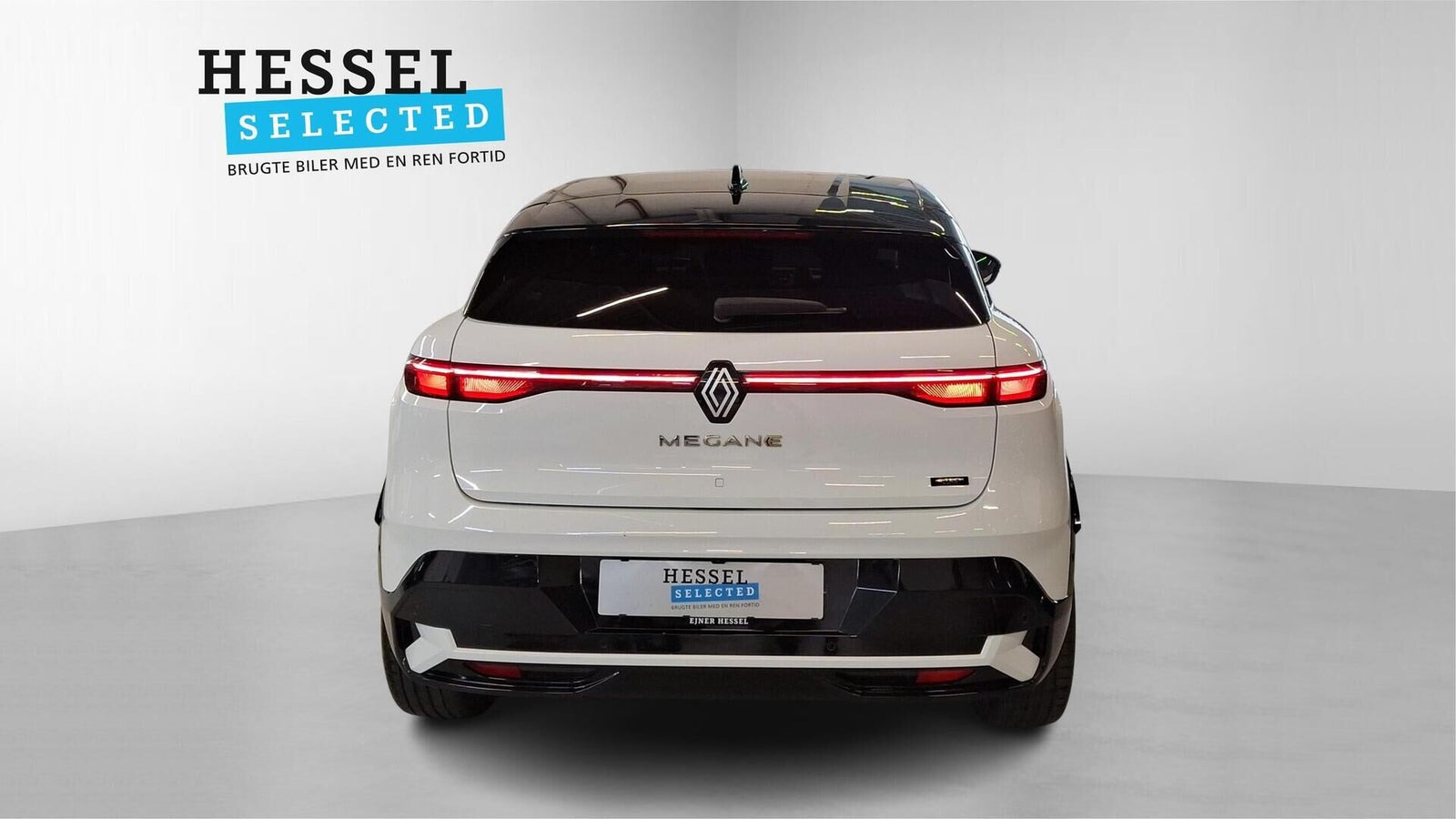 Hvid Renault Megane E-Tech fra 2023