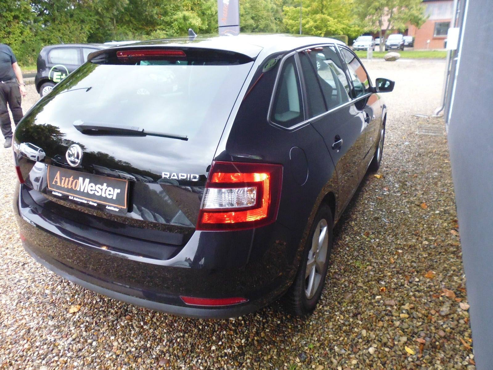 Sort Skoda Rapid fra 2015