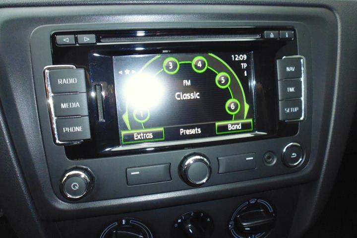 Sort Skoda Rapid fra 2015