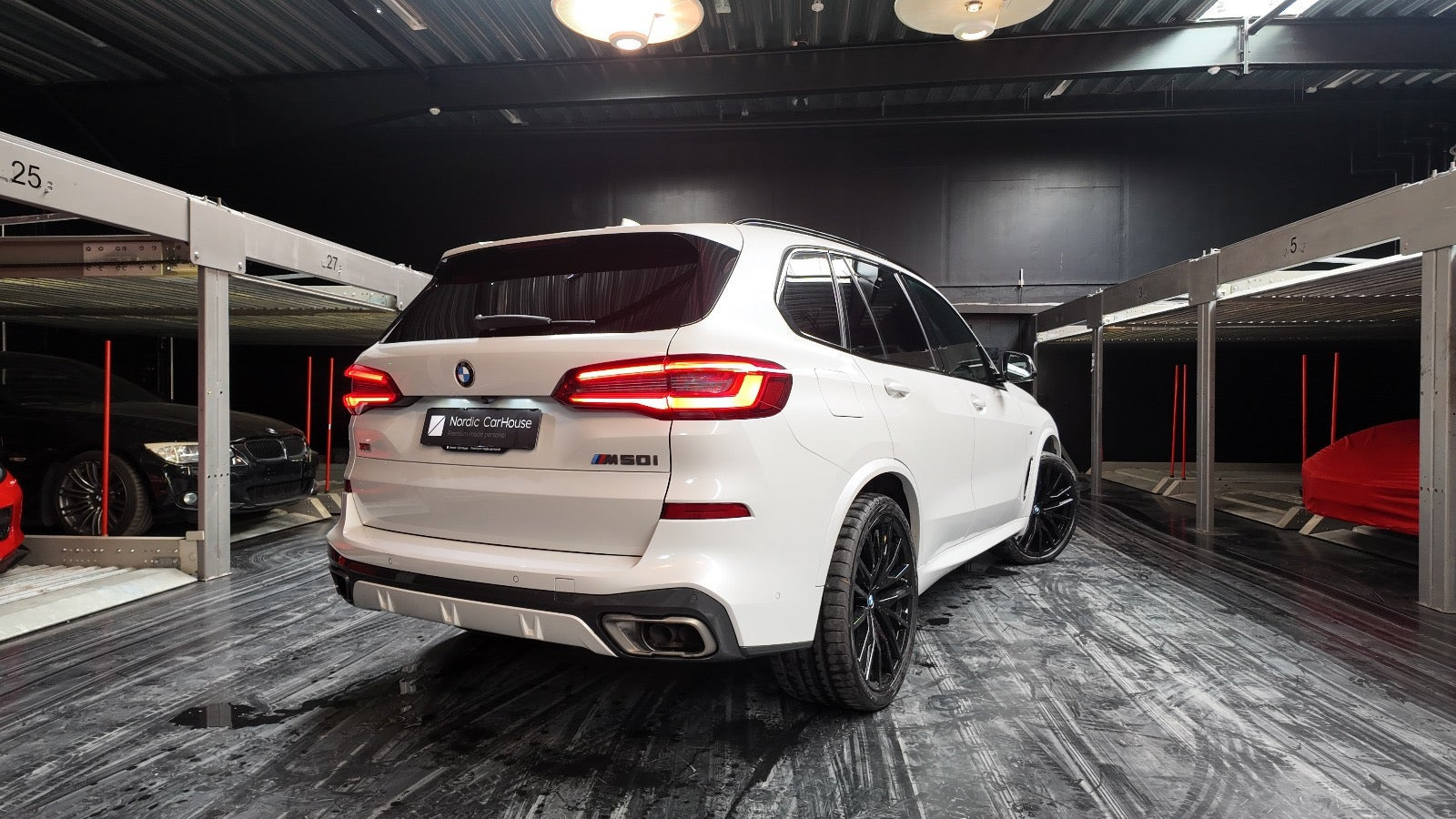 Hvid BMW X5 fra 2019