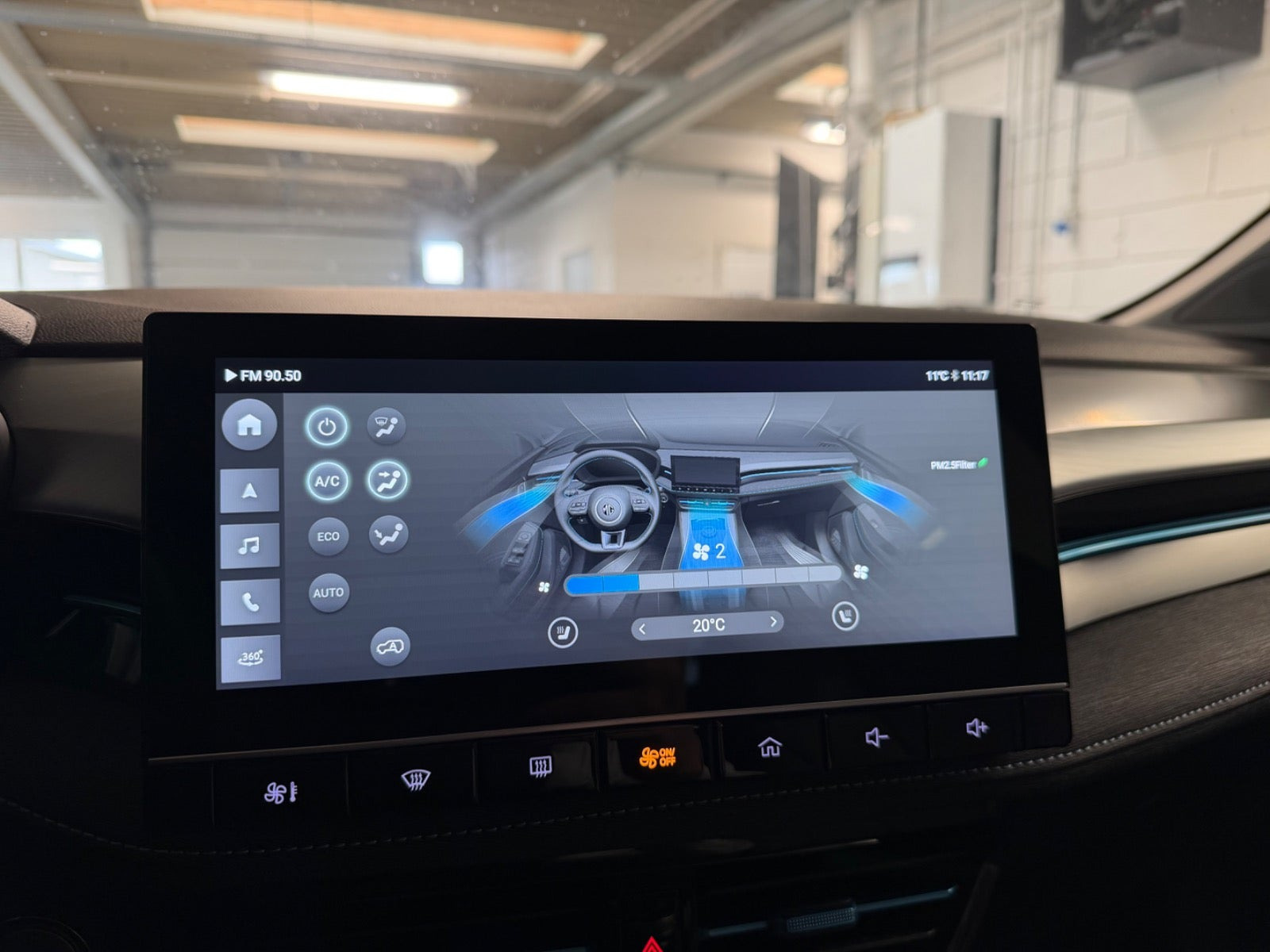 Sort MG MG5 fra 2023