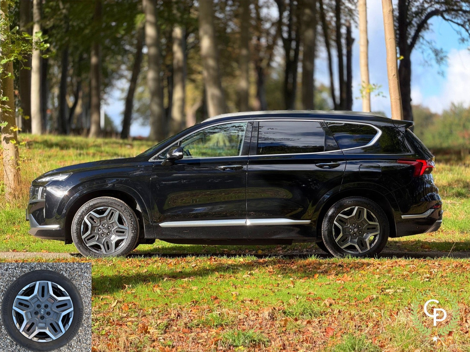 Sort Hyundai Santa Fe fra 2021