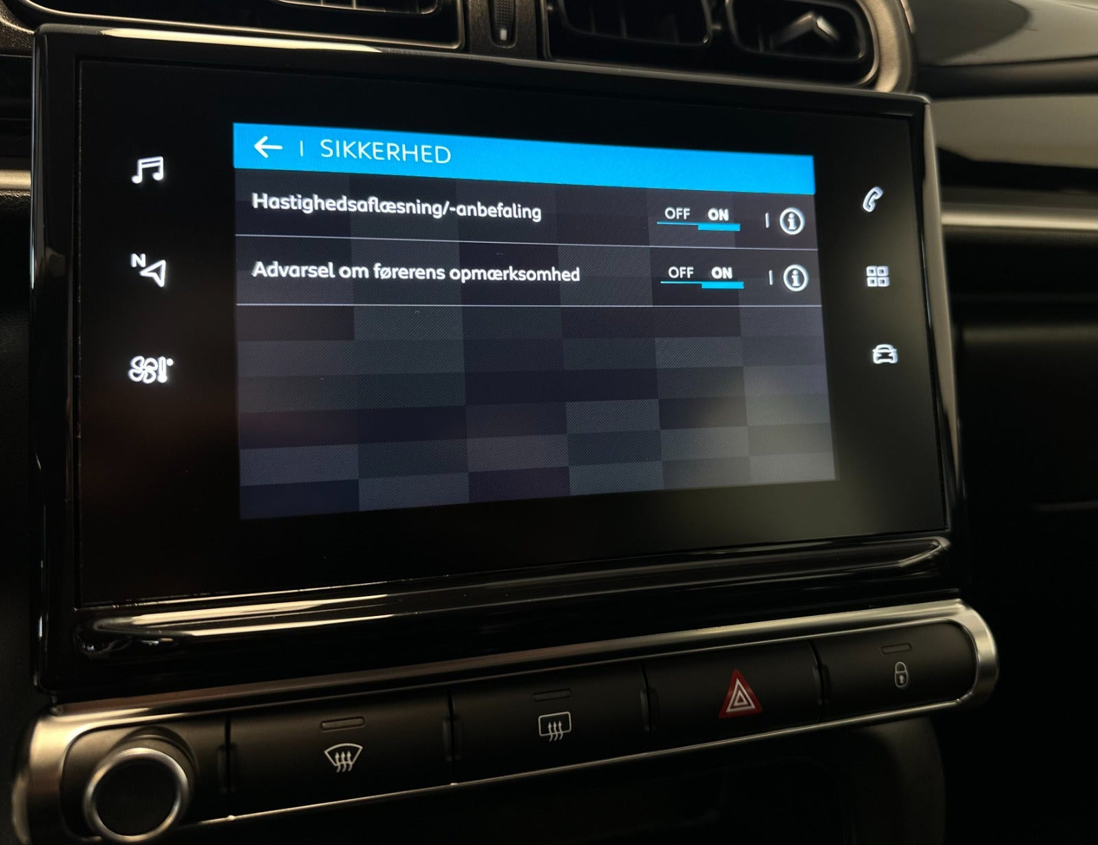 Sort Citroën C3 fra 2020