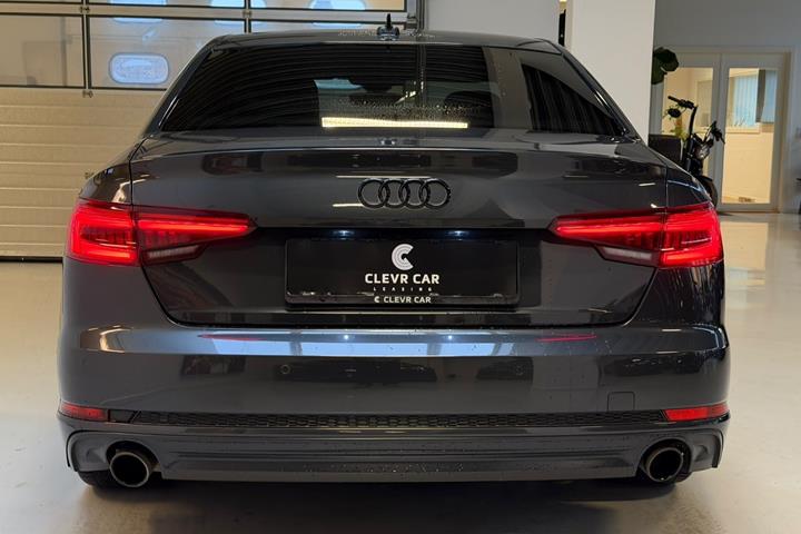 Grå Audi A4 fra 2018