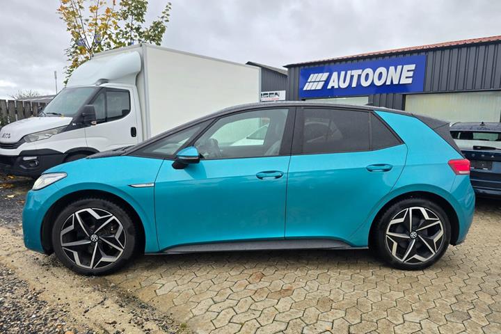 Grøn VW ID.3 fra 2021