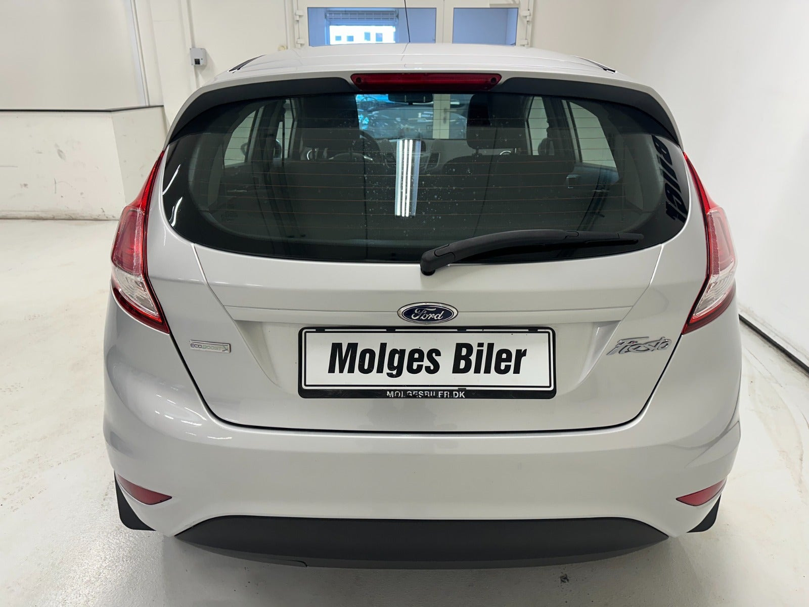 Sølv Ford Fiesta fra 2014
