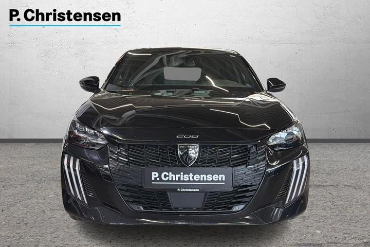 Sort Peugeot e-208 fra 2025