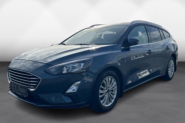 Blå Ford Focus fra 2021