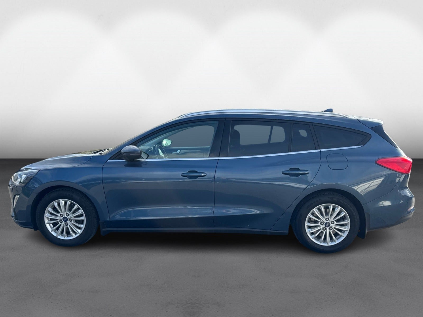 Blå Ford Focus fra 2021