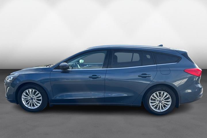 Blå Ford Focus fra 2021