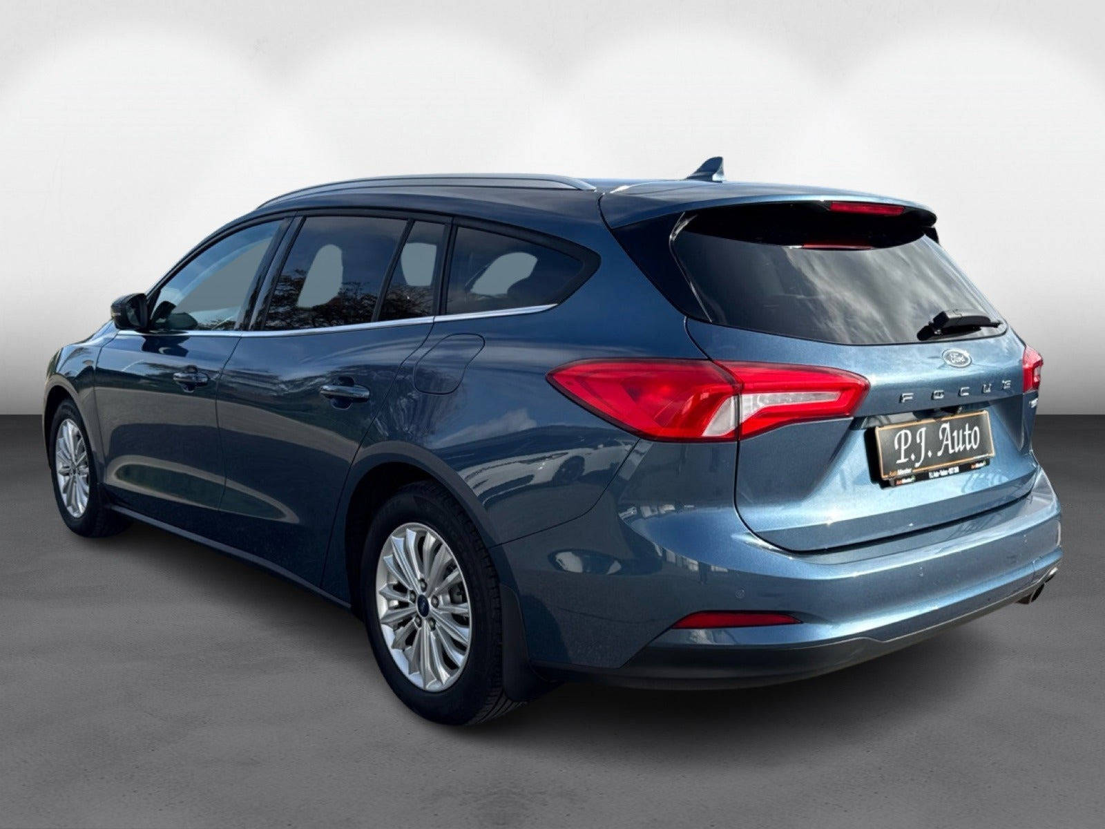 Blå Ford Focus fra 2021