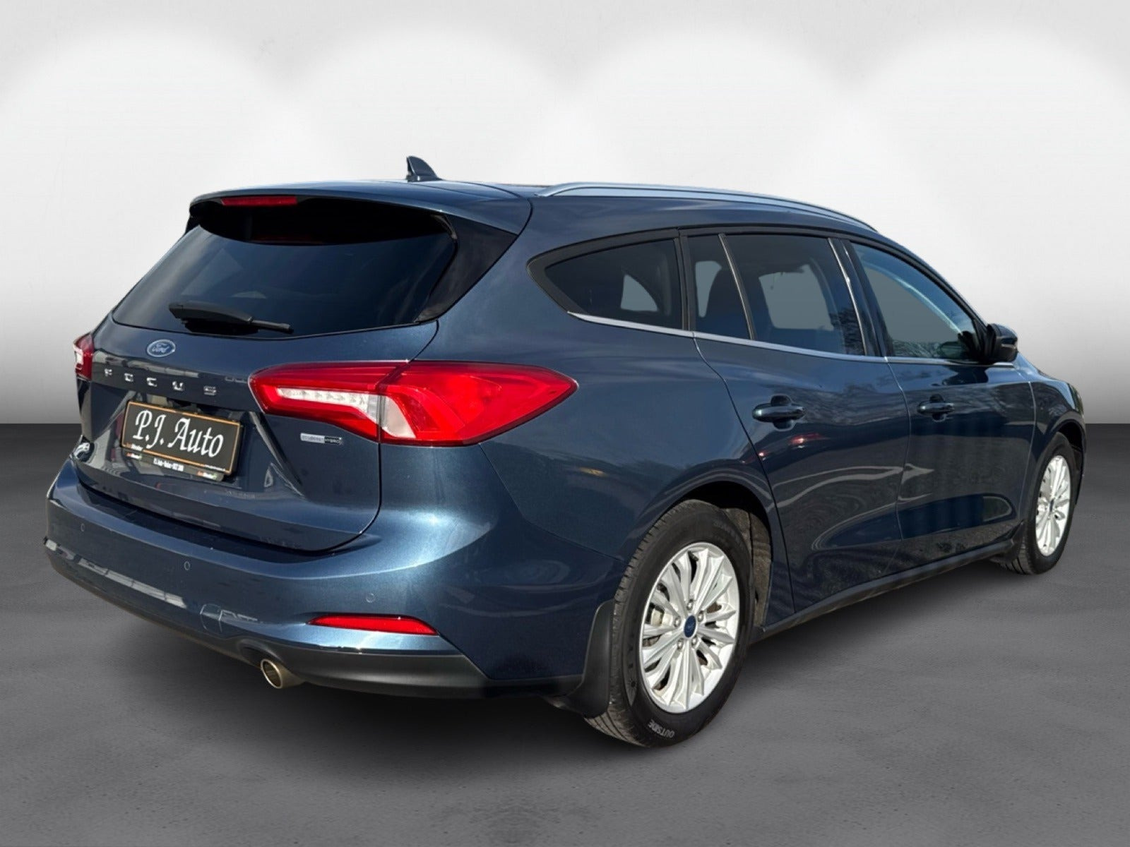 Blå Ford Focus fra 2021