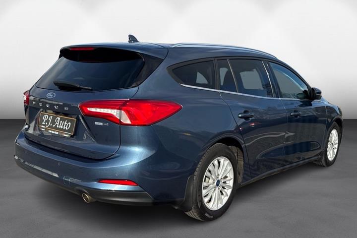 Blå Ford Focus fra 2021