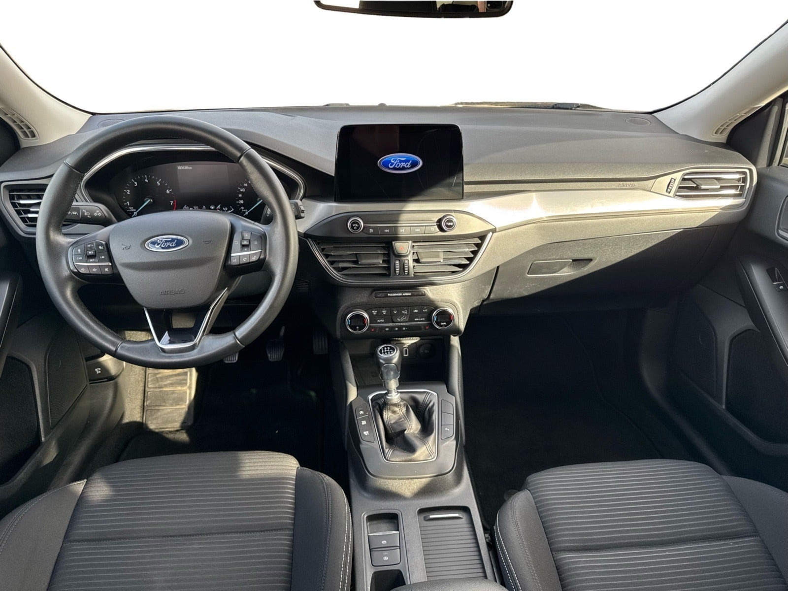 Blå Ford Focus fra 2021