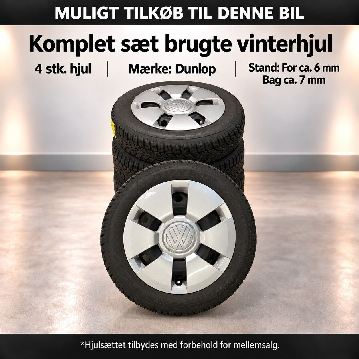 Hvid VW E-UP! fra 2021