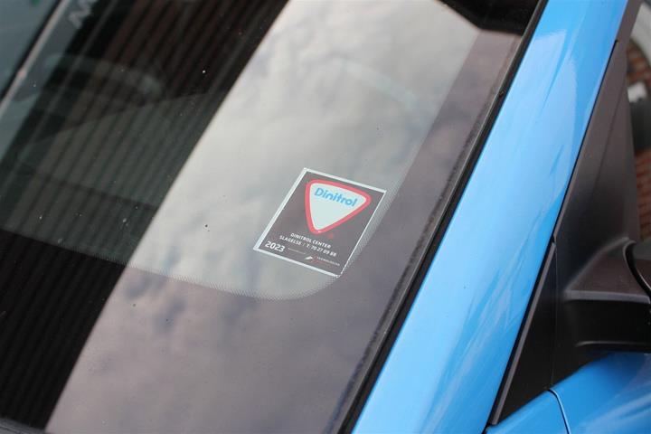 Blå Hyundai Kona fra 2018