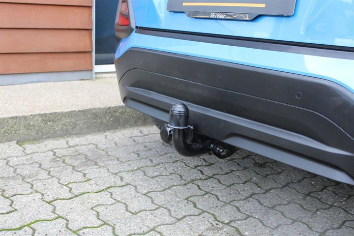 Blå Hyundai Kona fra 2018