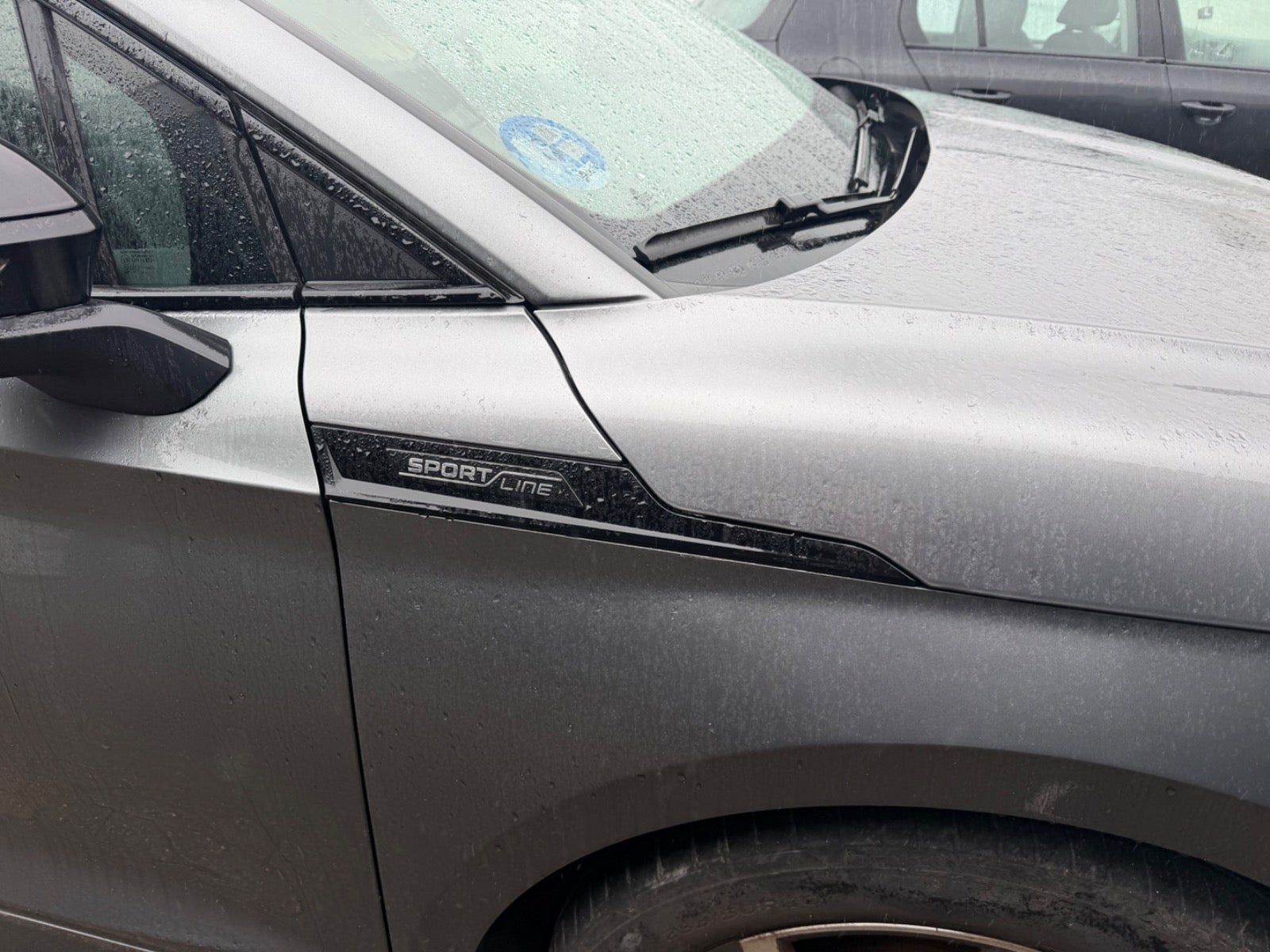 Grøn Skoda Enyaq fra 2023