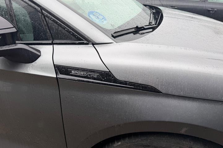 Grøn Skoda Enyaq fra 2023