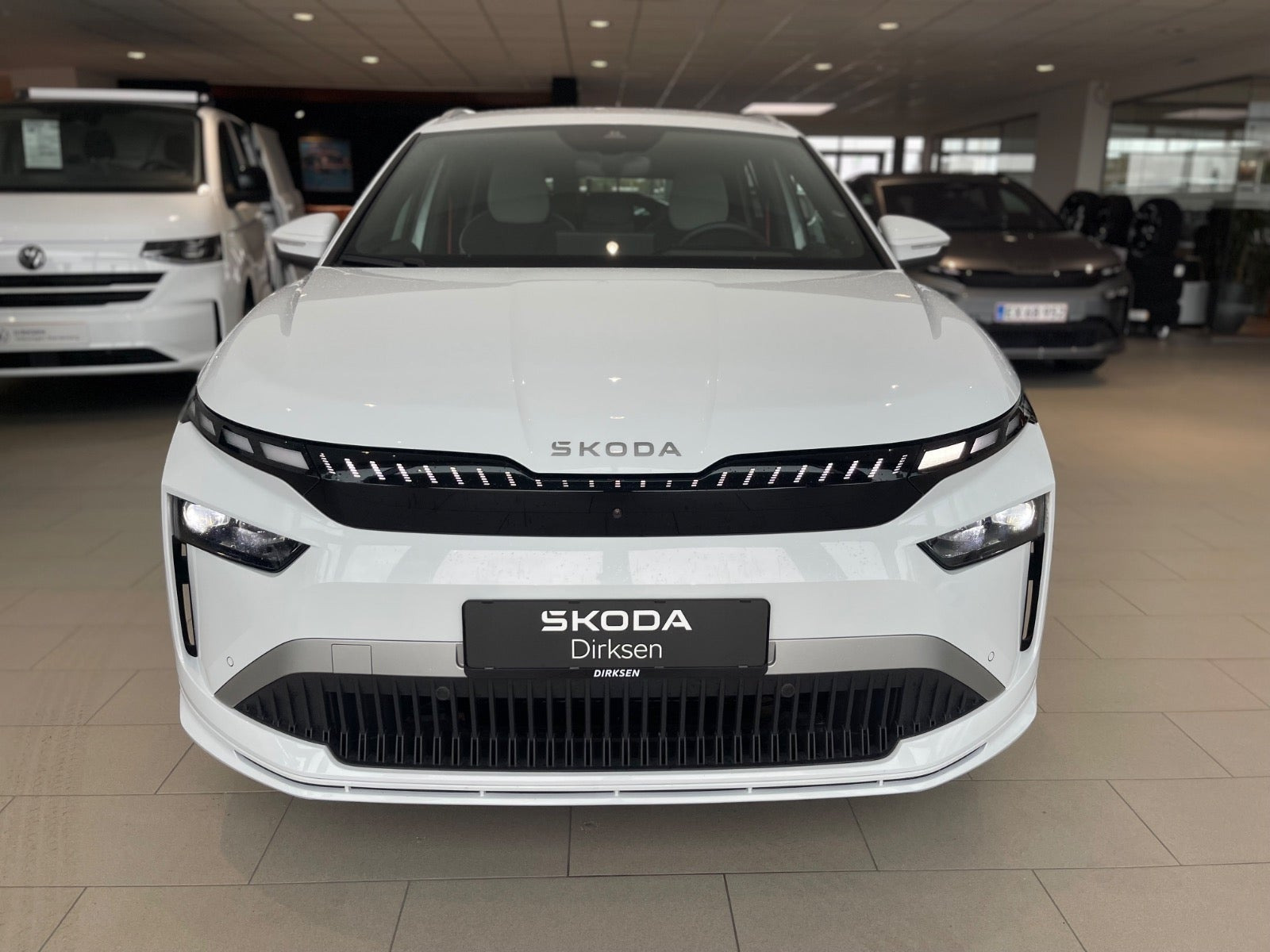 Rød Skoda Enyaq fra 2026
