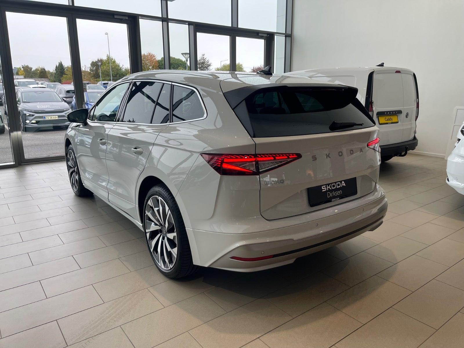 Rød Skoda Enyaq fra 2026