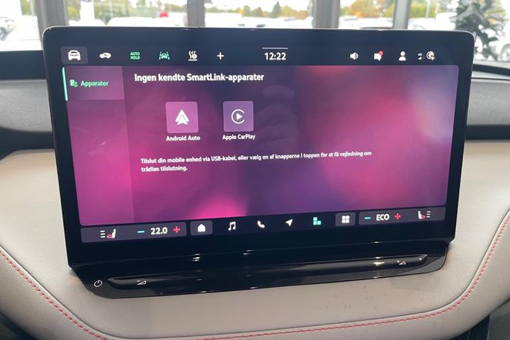 Rød Skoda Enyaq fra 2026
