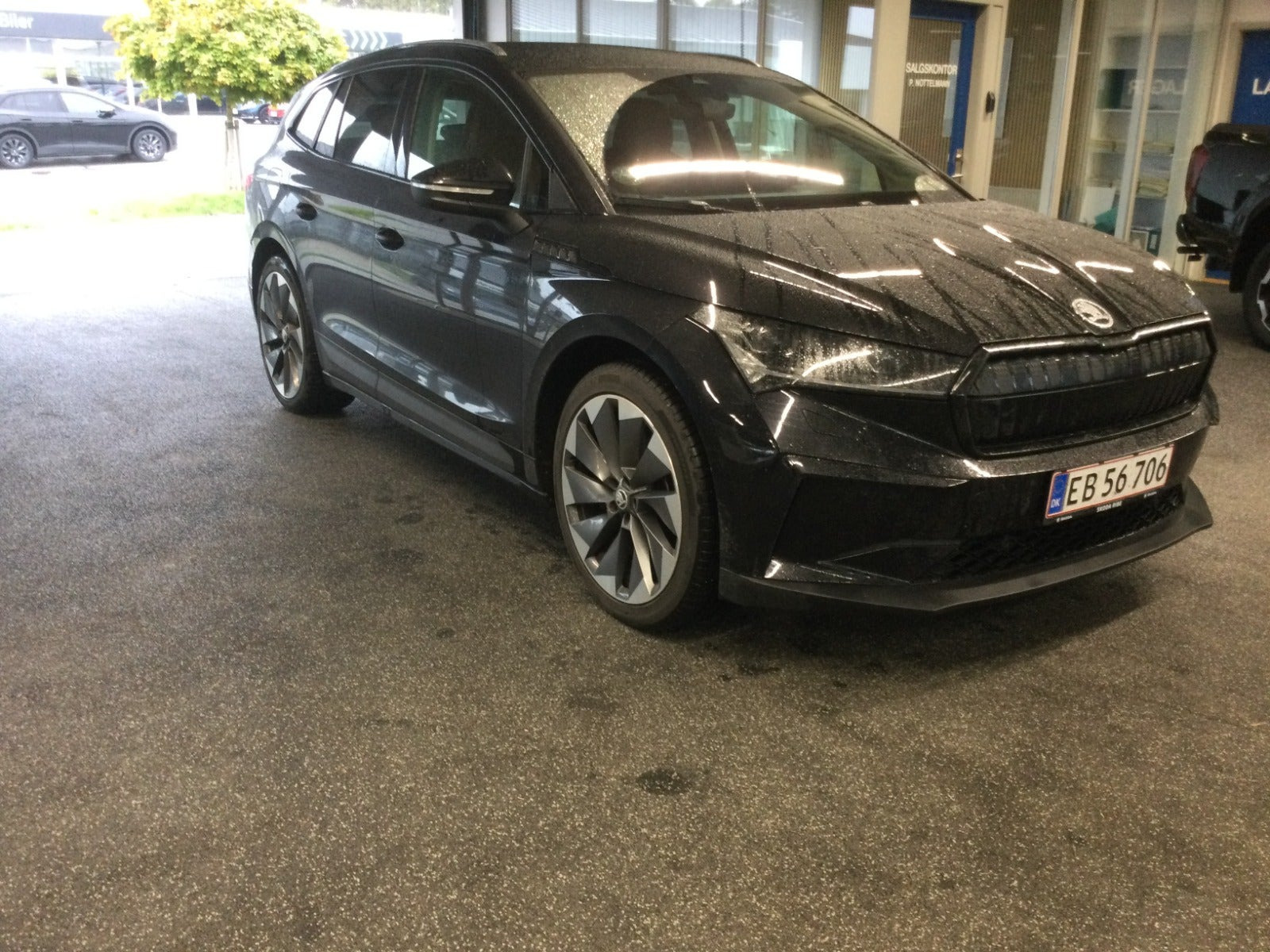 Sort Skoda Enyaq fra 2021