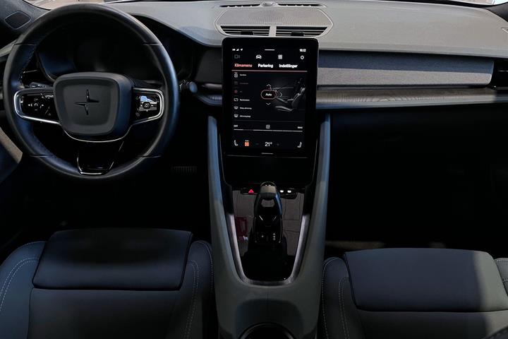 Hvid Polestar 2 fra 2023
