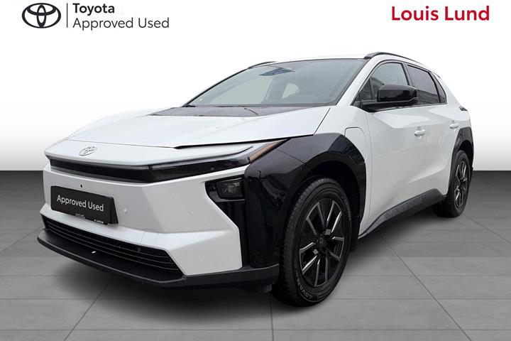 Hvid Toyota BZ4X fra 2026