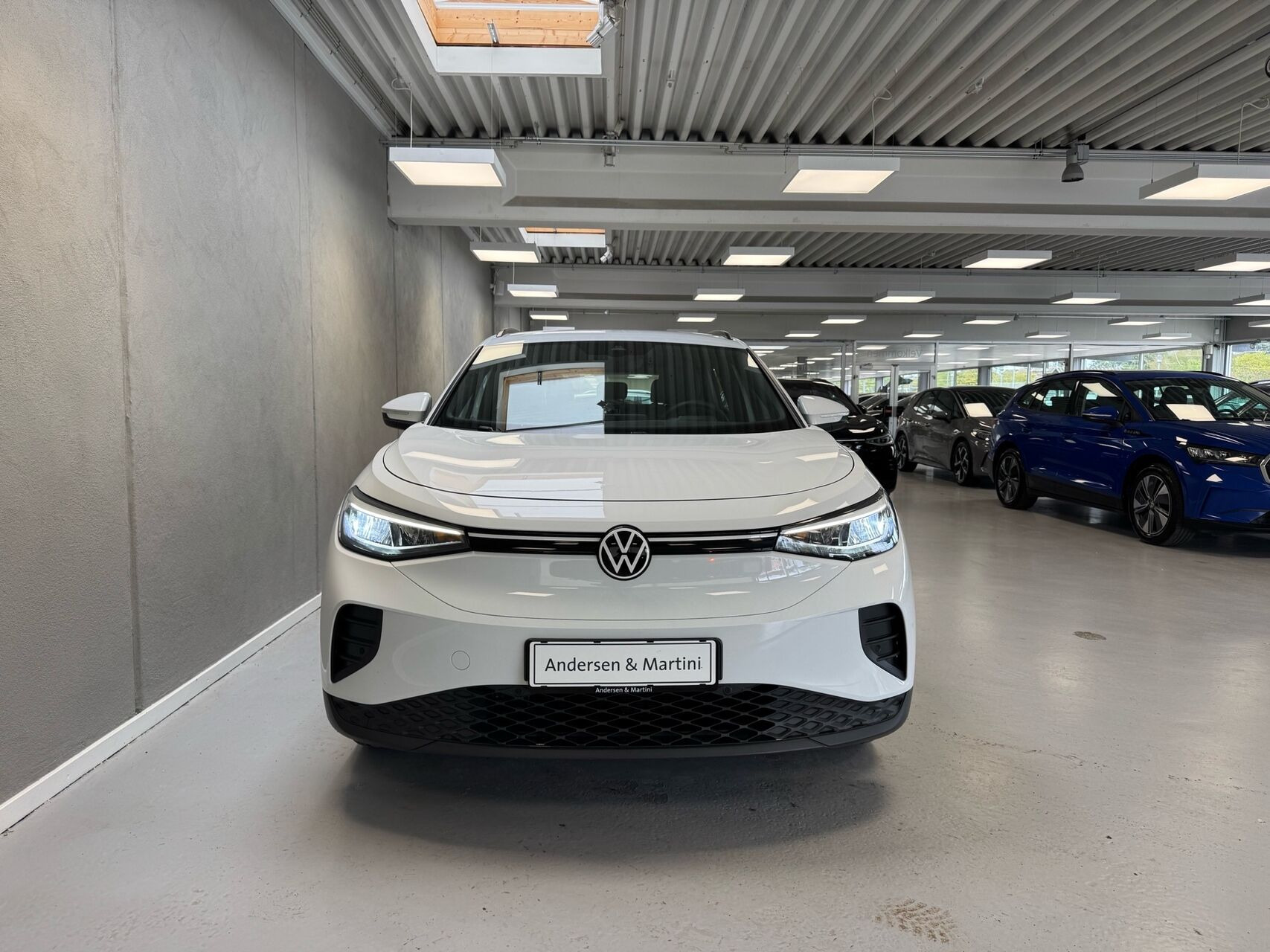 Hvid VW ID.4 fra 2021
