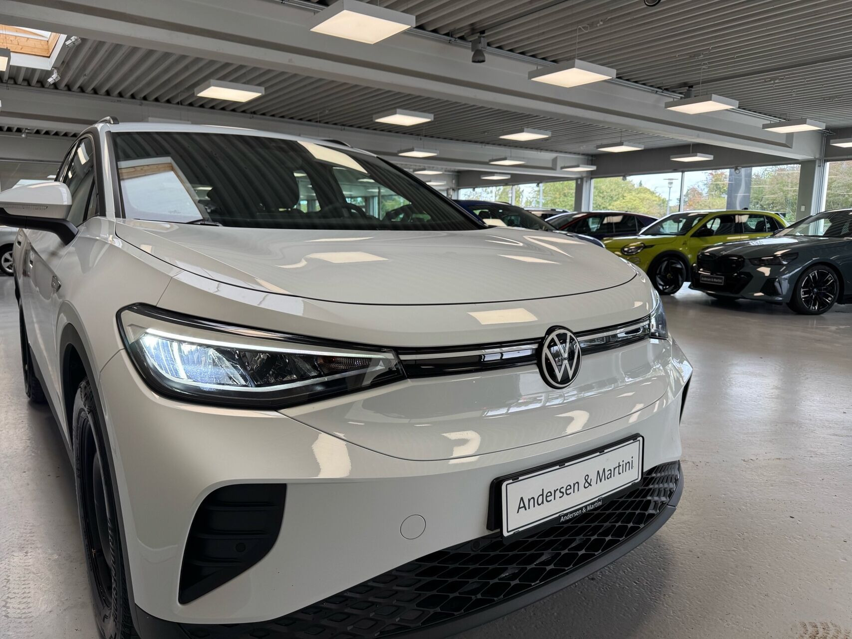 Hvid VW ID.4 fra 2021