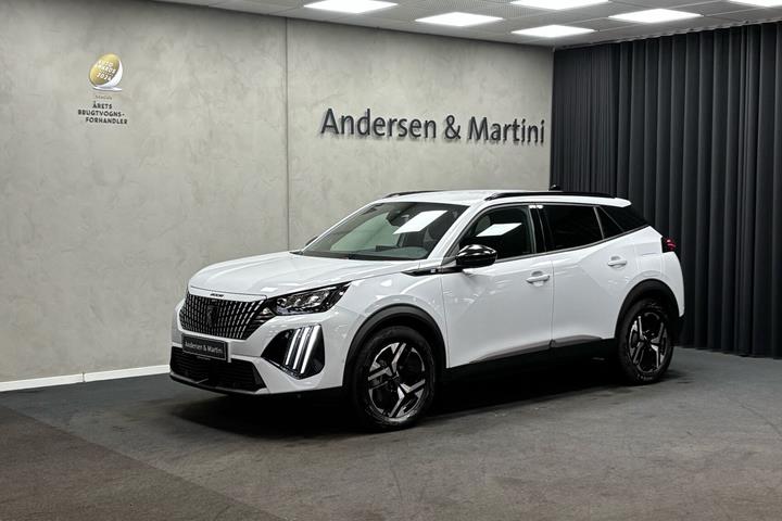 Hvid Peugeot e-2008 fra 2025