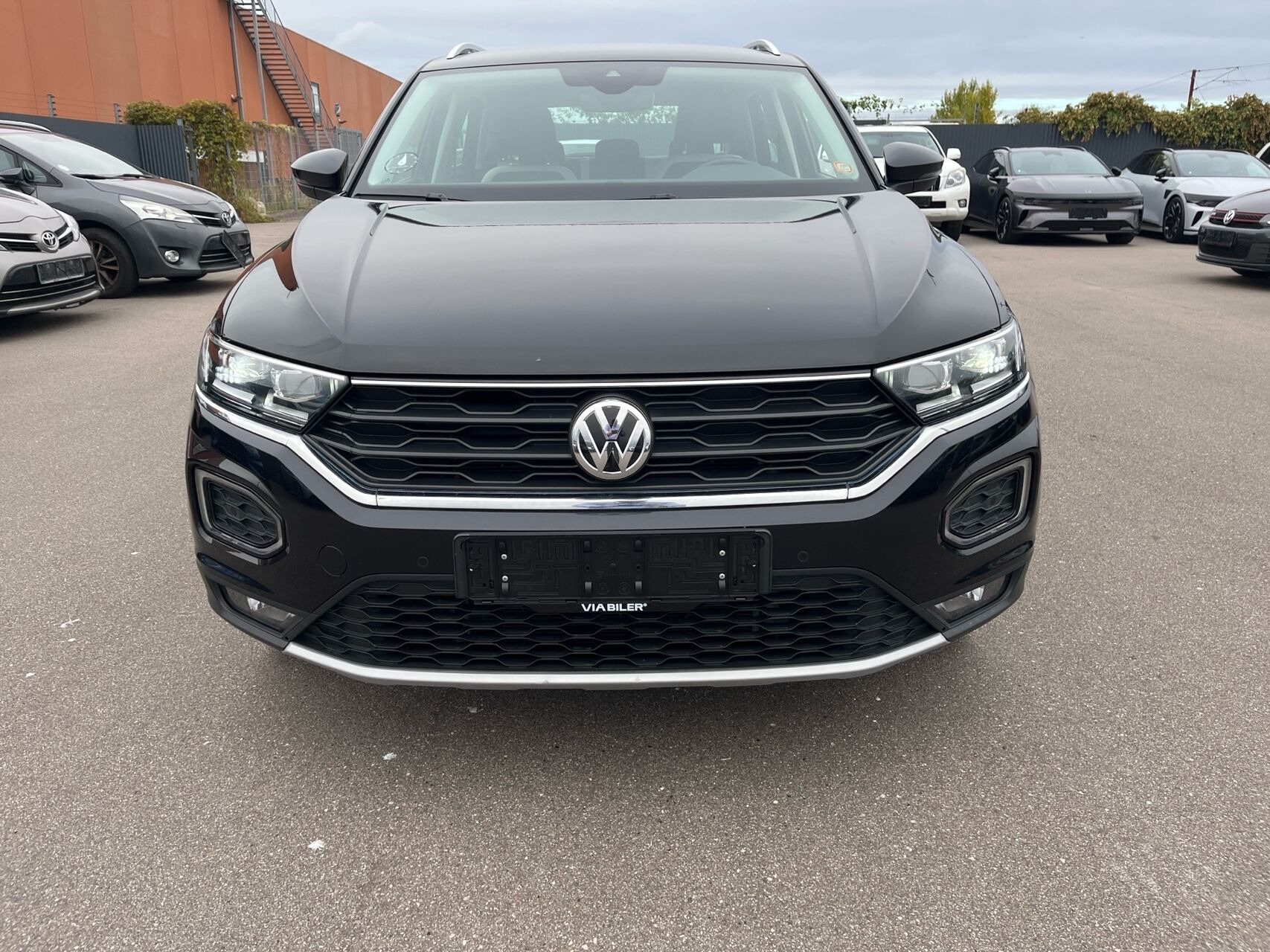 Sort VW T-Roc fra 2019