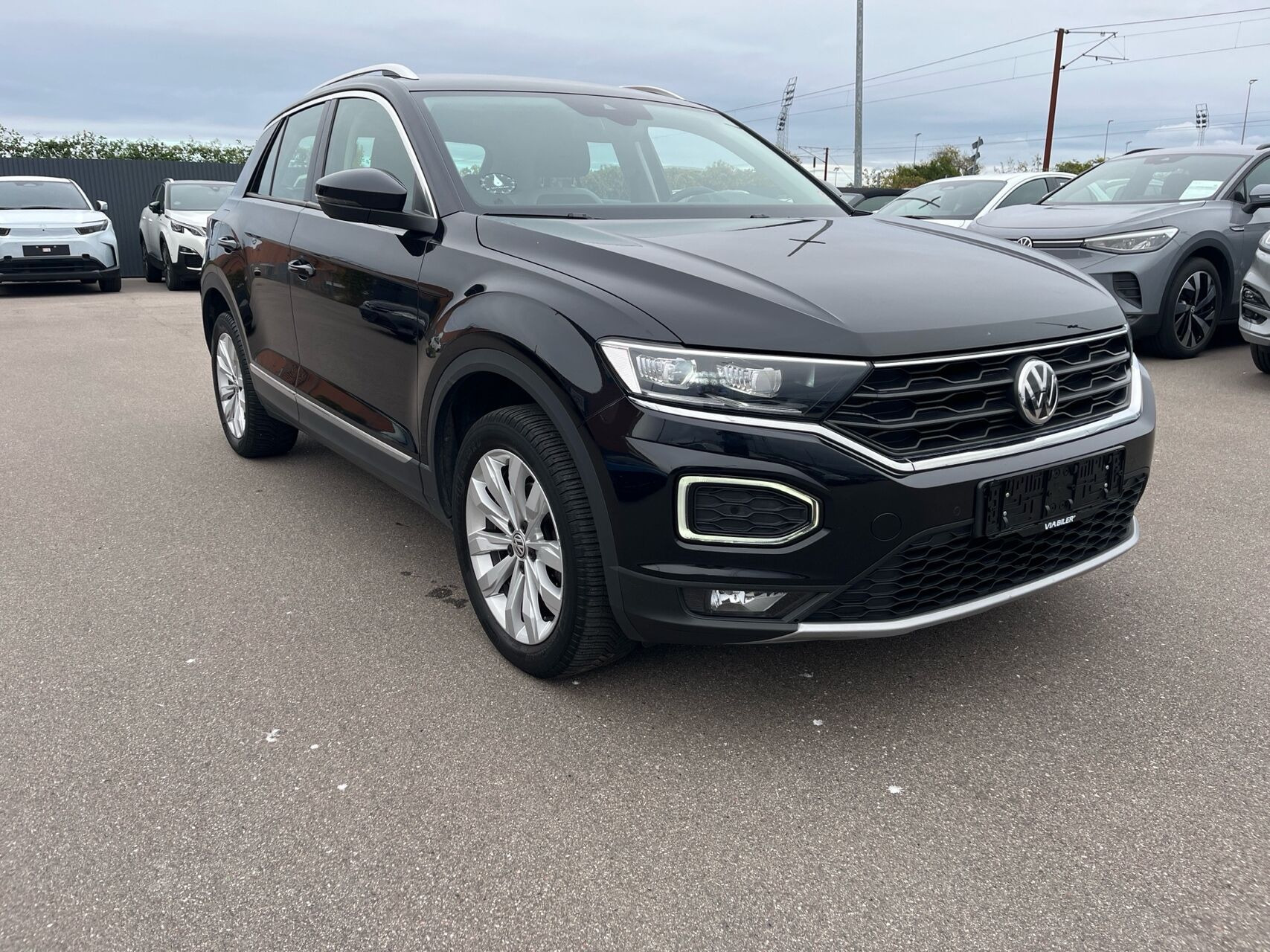 Sort VW T-Roc fra 2019